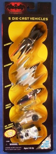 1997 - Kenner - Batman & Robin - Die Cast Metal - Set Of Five