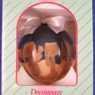 1994 - Enesco - Precious Moments - Decoupage - Holiday Ornament