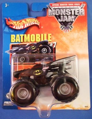 2003 - Hot Wheels - Monster Jam - Metal Collection - DC - Batmobile -  Diecast Metal Truck
