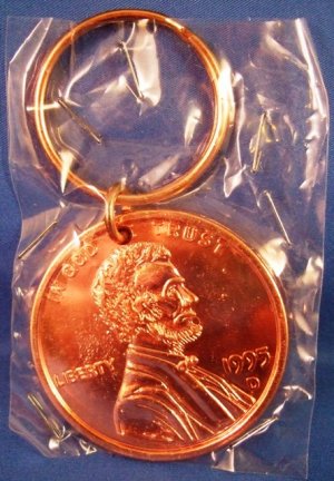 1995 Denver Mint One Cent  Lincoln Key Chain