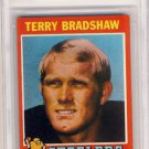 1971 Topps Terry Bradshaw Rookie Card 156 BVG 7.5 NM+