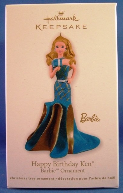 2011 Hallmark Keepsake Ornament Barbie Happy Birthday Ken