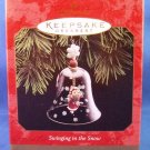 1997 - Hallmark - Keepsake - Swinging In The Snow - Christmas Ornament