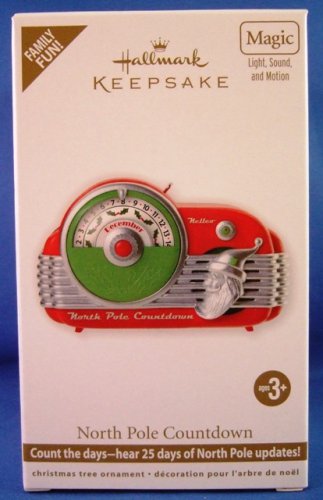 2012 - Hallmark - Keepsake Ornament - North Pole Countdown - Christmas Ornament