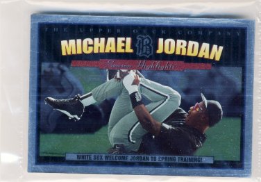 1994 - Michael Jordan - Upper Deck - Season Highlights - 5 Card - Factory Sealed Set