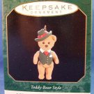 1997 - Hallmark - Keepsake Ornament - Teddy Bear Style - Miniature - Christmas Ornament
