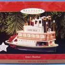 1997 - Hallmark - Keepsake Ornament - Santa's Showboat - Christmas Ornament