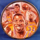 1991 - Sports Impressions - Magic Johnson - L.A. Lakers - NBA Basketball Superstar - Collector Plate
