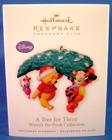 2010 - Hallmark - Keepsake - A Tree For Three - Winnie The Pooh Collection - Christmas Ornament