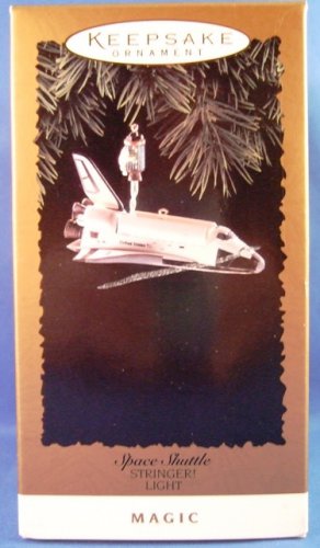 1995 - Hallmark - Keepsake Ornament - Space Shuttle - Stringer Light - Christmas Ornament