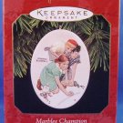 1997 - Hallmark - Keepsake - Norman Rockwell Art - Marbles Champion