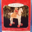 1998 - Hallmark - Keepsake - A Pony For Christmas - 1st in Series - Christmas Ornament