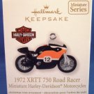 2012 - 1972 XRTT 750 Road Racer - Miniature Harley Davidson Motorcycles - Christmas Ornament