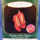 1998 - Hallmark - Keepsake - The Wizard of Oz - Dorothy's Ruby Slippers - Miniature - Ornament