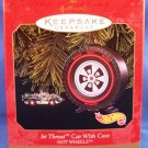 1999 - Hallmark - Keepsake Ornament - Hot Wheels - Jet Threat Car With Case - Christmas Ornament