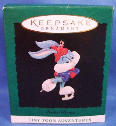 1994 - Hallmark - Keepsake Ornament -Tiny Toon Adventures - Buster Bunny -  Miniature Ornament