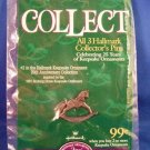 1998 - Hallmark - Keepsake Ornaments - 25th Anniversary - Collector Pin #2 - 1981 Rocking Horse