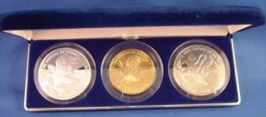 1991 Marshall Island Heroes Desert Storm Commemorative Silver 1 Dollar Coin Set