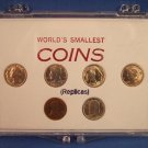 WORLD'S SMALLEST COINS - MINIATURE NOVELTY/U.S.A./ - ORIGINAL HOLDER