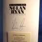 NOLAN RYAN Signed "Miracle Man" Baseball Book - Authenticated Scoreboard COA