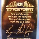 1993 - Bleachers 23KT Nolan Ryan 27th Season Texas Rangers
