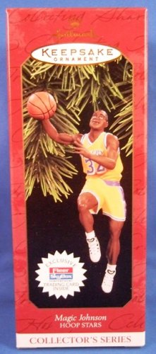 1997 - Hallmark - Keepsake Ornament - Magic Johnson - Hoop Stars - Christmas Ornament