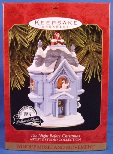 1997 - Hallmark - Keepsake - The Night Before Christmas - Artist's Studio Collection - Ornament