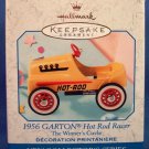 1999 Hallmark "1956 Garton Hot Rod Racer" Die Cast Metal Ornament 1st in Series