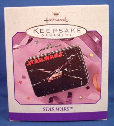 1998 - Star Wars - Hallmark - Keepsake Ornament - Pressed Tin Lunch Box