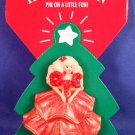 1995 - Hallmark - Keepsake Ornament - Barbie - Holiday Pin - Ornament