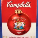 2001 - Campbell Soup Company - Merry Christmas To All And To All A Good Night - Collectible Ornament