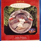 1997 - Hallmark - Keepsake Ornament - Baseball Heroes - Jackie Robinson - Ornament