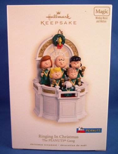2007 - Hallmark - Keepsake Ornament - Peanuts - Ringing In Christmas - Christmas Ornament