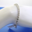 SPARKLING 9.50 CT DIAMOND 4 PRONG TENNIS BRACELET IN 14 KT GOLD