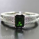 Retro 1.55 ct Gemstone and Diamond 14kt Gold Vintage Ring