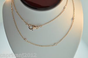 CHIC TRENDY 0.50 CT DIAMONDS BY THE YARD IN 14 KT ROSE GOLD