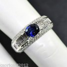 Retro 2.00 ct Diamond & Sapphire 18KT Gold Vintage Ring