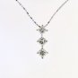 EXQUISITE 1.50 CT DIAMOND PRINCESS CUT PENDANT 14 KT GOLD