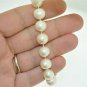 VINTAGE LARGE PEARL BRACELET WITH 14 KT YELLOW GOLD CLASP.