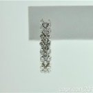 NEW DESIGN 0.93 CT DIAMOND EARRINGS IN 14 KT WHITE GOLD