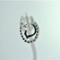 NEW DESIGN 0.93 CT DIAMOND EARRINGS IN 14 KT WHITE GOLD