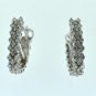 NEW DESIGN 0.93 CT DIAMOND EARRINGS IN 14 KT WHITE GOLD
