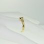 ESTATE 0.70CT EMERALD CUT DIAMOND LADIES RING 14KT YELLOW GOLD