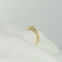 ESTATE 0.70CT EMERALD CUT DIAMOND LADIES RING 14KT YELLOW GOLD