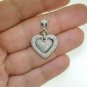 LUXURIOUS 18KT HEART PENDANT WITH 2.00 CT FINE DIAMOND
