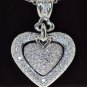 LUXURIOUS 18KT HEART PENDANT WITH 2.00 CT FINE DIAMOND