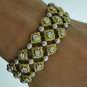 Hefty Italian 18kt Gold Estate Bracelet with 2.00 ct Diamonds