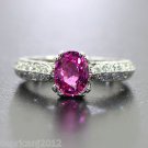 18kt Gold 2.75 CT Diamond & Pink Sapphire Ring