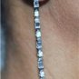 GLAMOROUS ESTATE 14KT GOLD EARRING WITH 1.50 CT DIAMONDS, 2.25 INCHES LONG