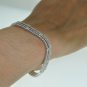 18KT DESIGNER STYLE 3 ROW BRACELET WITH 6.25 CT DIAMONDS